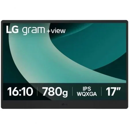 LG Monitor Portátil LG Gram +view 17MT70.ASDWU 17 WQXGA IPS Negro